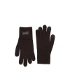 Rag & Bone Knit Touchscreen Gloves In Brown