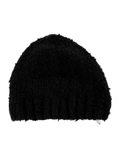 Pre-owned Rag & Bone Knitted Beanie In Black