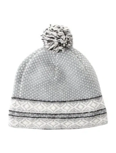 Pre-owned Rag & Bone Knitted Beanie In Gray