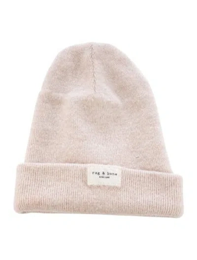 Pre-owned Rag & Bone Knitted Beanie In Neutral
