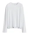 Rag & Bone Knitted Long-sleeved T-shirt In White