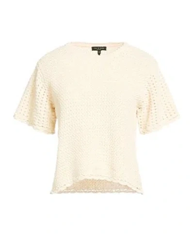 Rag & Bone Knitted Short-sleeved Top In Brown