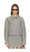 Rag & Bone Krista Wool Jacket In Gray