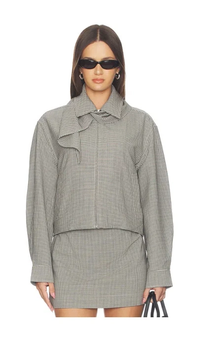 Rag & Bone Krista Wool Jacket In Gray
