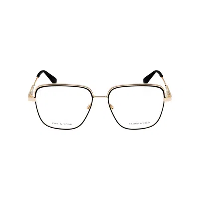 Rag & Bone Rag And Bone Ladies Black Square Eyeglass Frames Rnb3075/g-2 In Multi