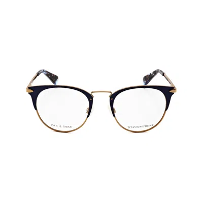 Rag & Bone Rag And Bone Ladies Blue Phantos Eyeglass Frames Rnb3016 In Brown