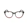 Rag & Bone Rag And Bone Ladies Brown Rectangular Eyeglass Frames Rnb3027 In Black