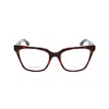 Rag & Bone Rag And Bone Ladies Brown Rectangular Eyeglass Frames Rnb3057 In Multi
