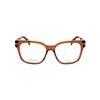 Rag & Bone Rag And Bone Ladies Brown Rectangular Eyeglass Frames Rnb3070/g-1 In Brown