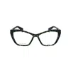 Rag & Bone Rag And Bone Ladies Green Rectangular Eyeglass Frames Rnb3038/g In Multi