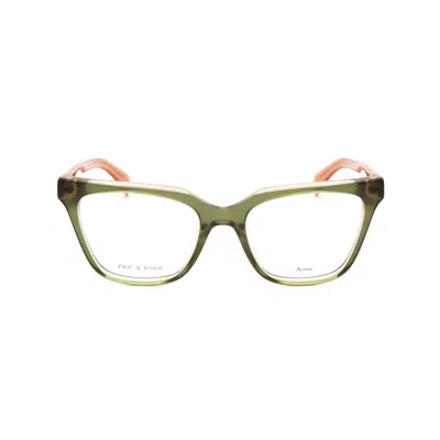 Rag & Bone Rag And Bone Ladies Green Rectangular Eyeglass Frames Rnb3057-3 In Multi