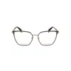Rag & Bone Rag And Bone Ladies Green Rectangular Eyeglass Frames Rnb3064/g In Black