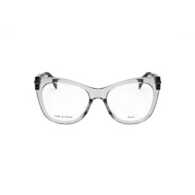 Rag & Bone Rag And Bone Ladies Grey Cat Eye Eyeglass Frames Rnb3074-2 In Gray
