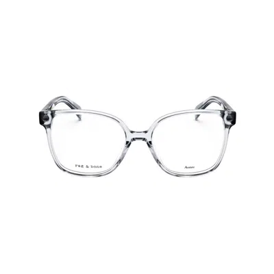 RAG & BONE RAG AND BONE LADIES GREY RECTANGULAR EYEGLASS FRAMES RNB3053