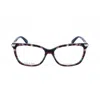 Rag & Bone Rag And Bone Ladies Multi-color Rectangular Eyeglass Frames Rnb3050 In Multi
