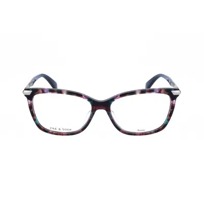Rag & Bone Rag And Bone Ladies Multi-color Rectangular Eyeglass Frames Rnb3050