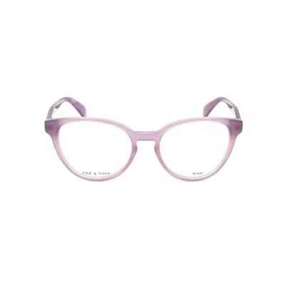 Rag & Bone Rag And Bone Ladies Purple Cat Eye Eyeglass Frames Rnb3062 In Transparent