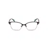 Rag & Bone Rag And Bone Ladies Purple Rectangular Eyeglass Frames Rnb3049 In Multi