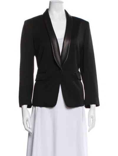 Pre-owned Rag & Bone Lamb Leather Blazer In Multi