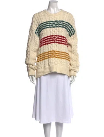 Pre-owned Rag & Bone Lambswool Striped Sweater