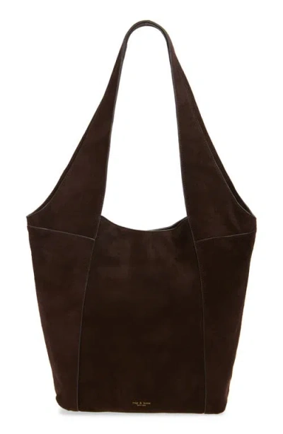 Rag & Bone Large Brayton Suede Shopper In Cho
