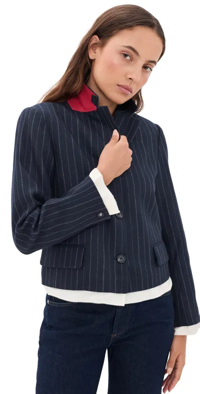 Rag & Bone Lawrence Crop Blazer Nvymt