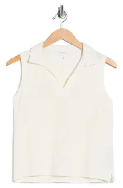 Rag & Bone Lea Tank Polo Shirt In Neutral