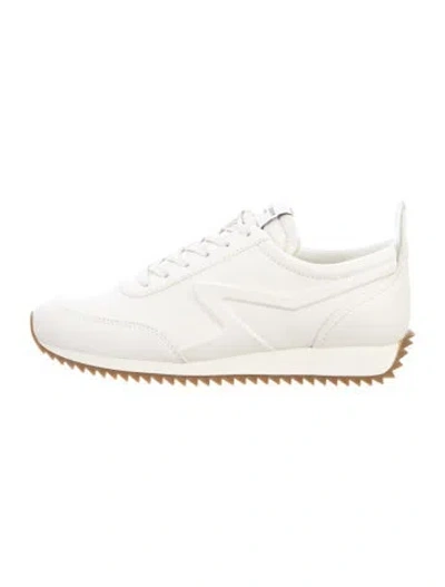 Pre-owned Rag & Bone Leather Athletic Sneakers In Neutral