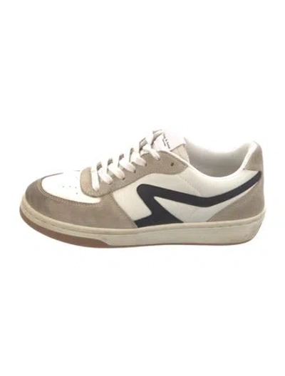 Pre-owned Rag & Bone Leather Athletic Sneakers In Neutrals