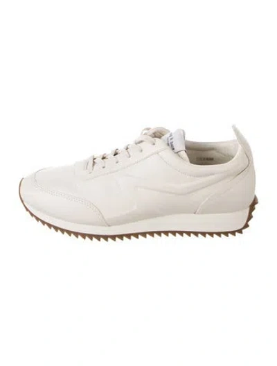 Pre-owned Rag & Bone Leather Athletic Sneakers In Neutrals