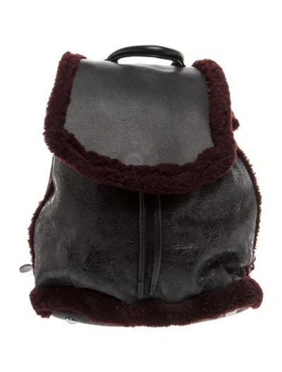 Pre-owned Rag & Bone Leather Backpack In Black