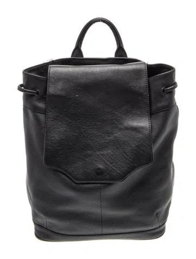 Pre-owned Rag & Bone Leather Backpack In Black