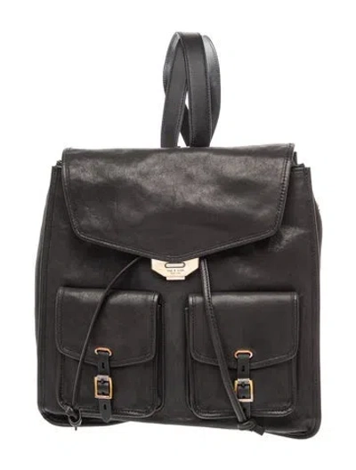 Pre-owned Rag & Bone Leather Backpack In Black