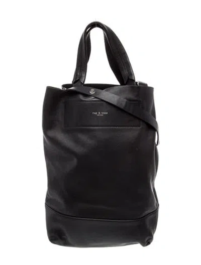 Pre-owned Rag & Bone Leather Backpack In Black