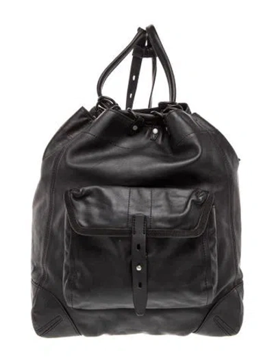 Pre-owned Rag & Bone Leather Backpack In Black