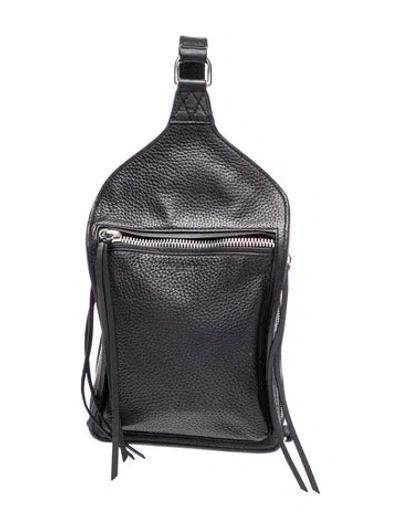 Pre-owned Rag & Bone Leather Backpack In Black