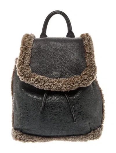 Pre-owned Rag & Bone Leather Backpack In Black