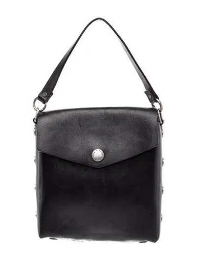Pre-owned Rag & Bone Leather Backpack In Black