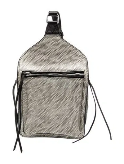 Pre-owned Rag & Bone Leather Backpack In Gray