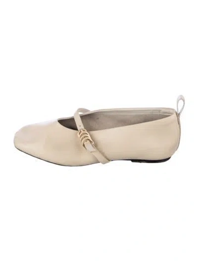 Pre-owned Rag & Bone Leather Ballet Flats In Neutrals