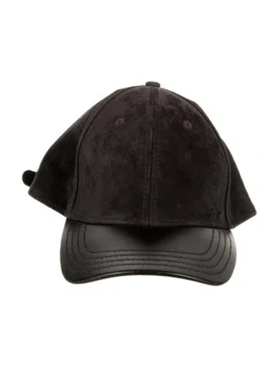 Pre-owned Rag & Bone Leather Baseball Cap In Multi