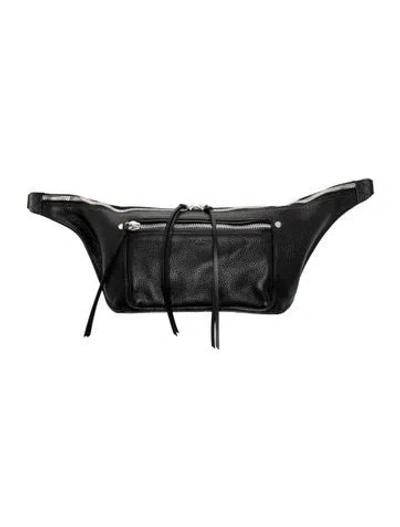 Pre-owned Rag & Bone Leather Belt Bag In Black