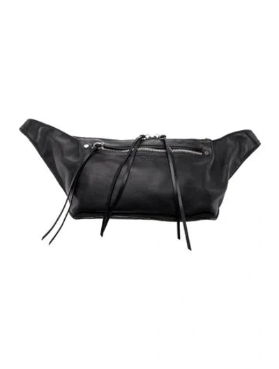 Pre-owned Rag & Bone Leather Belt Bag In Black