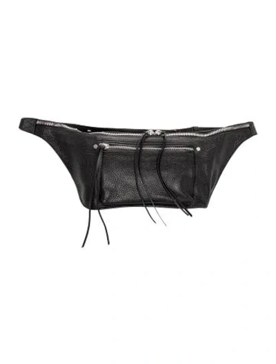 Pre-owned Rag & Bone Leather Belt Bag In Black