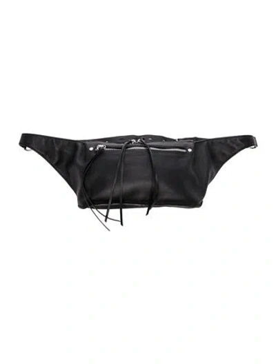 Pre-owned Rag & Bone Leather Belt Bag In Black