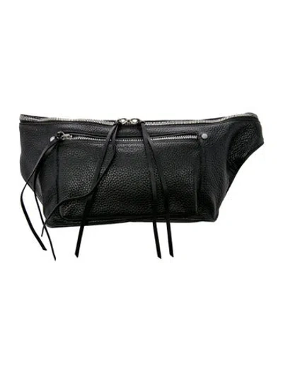 Pre-owned Rag & Bone Leather Belt Bag In Black