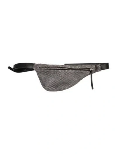 Pre-owned Rag & Bone Leather Belt Bag In Gray
