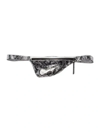 Pre-owned Rag & Bone Leather Belt Bag In Metallic