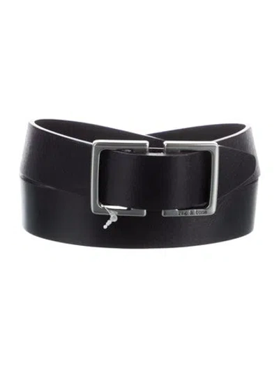 Pre-owned Rag & Bone Leather Belt In Black