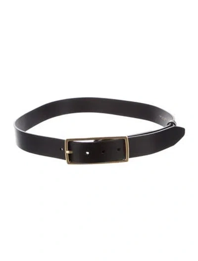 Pre-owned Rag & Bone Leather Belt In Black